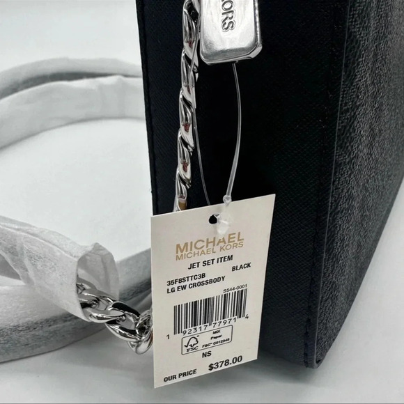 Michael Kors EW Crossbody Bag Black - Picture 10 of 10
